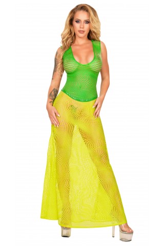 Дълга и ефирна рокля от 3D Printed Latex